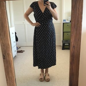 J Crew floral Wrap Dress